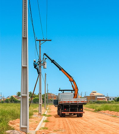 Áutoconstrução de rede elétrica